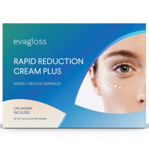 Evagloss Rapid Reduction Eye Cream, Visibly Reduce Under-Eye Bags, wrinkles